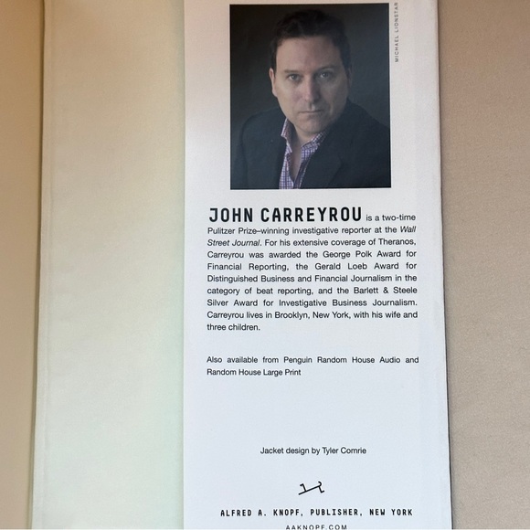 Bad Blood by John Carreyrou | Business & Economics | Hardcover Book - Picture 11 of 11